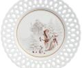 Набор закусочных тарелок 2 штуки "МОРОЗКО", диаметр 20,5 см
