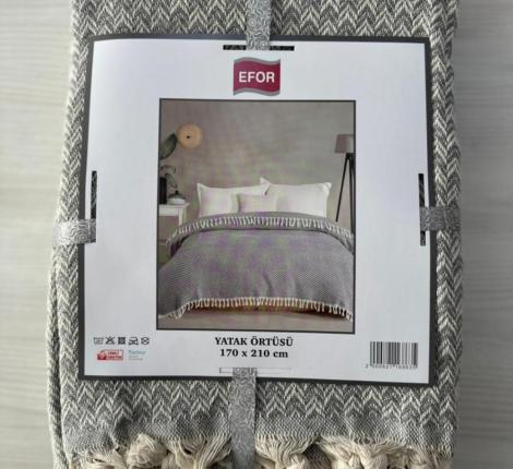 Покрывало EFOR "V DESEN" 200х230, серый