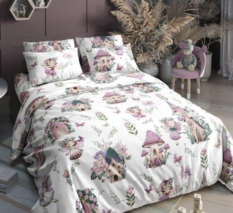 Постельное белье Valtery "Лесные феи" Поплин, 1.5 спальный