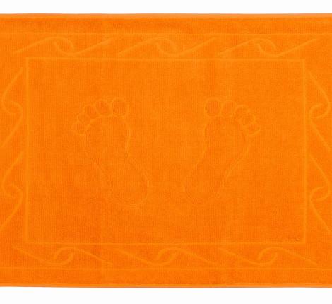 Махровое полотенце для ног 50x70 Hobby &quot;HAYAL&quot;, оранжевый
