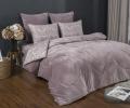 Постельное белье с одеялом "Kazanov.A." Парис (лаванда платина) Велюр/Egypt Cotton, Семейный