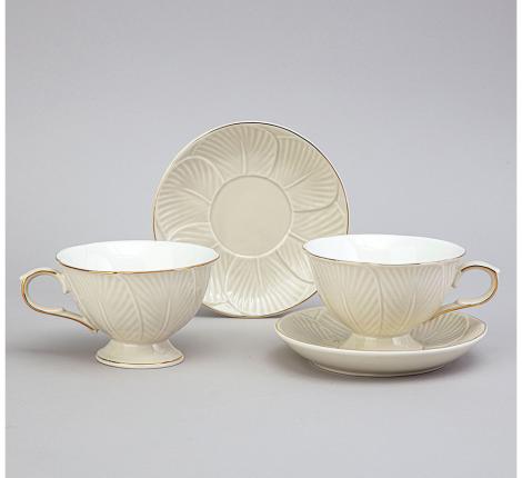 Чайный набор "TOP STYLE" 42-551 на 2 персоны, 4 предмета (250 мл)