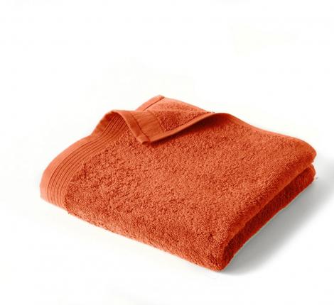 Полотенце махровое "Blanc des Vosges" UNI TERRA COTA (оранжевый), 30х50-2шт.