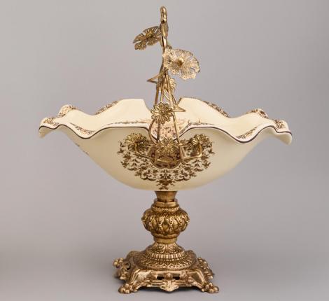 Блюдо на ножке "Lefard" 46-1383, 32*24*34 см