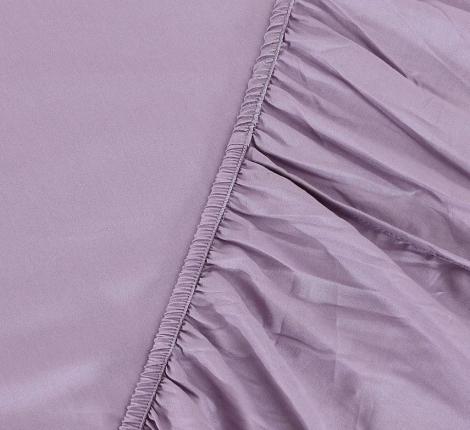 Простыня на резинке "Sofi de Marko" Марми (лиловый) Сатин, 180х200х30