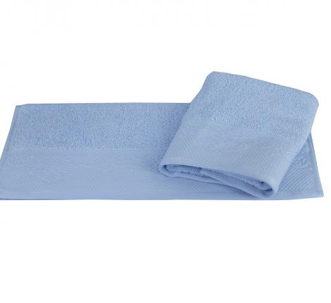 Махровое полотенце 100х150 Hobby "ALICE", голубой