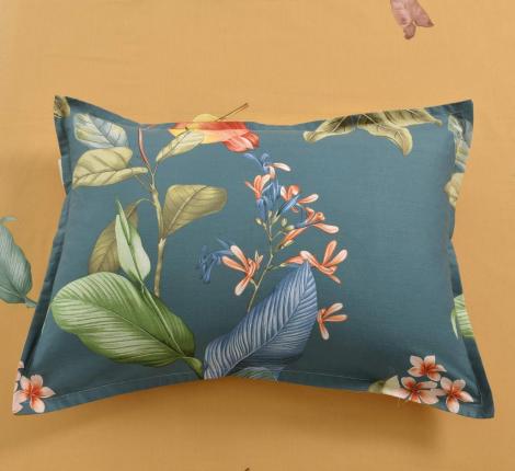 Постельное белье "Sofi de Marko" Элиан (синий) Сатин, 1,5 спальный