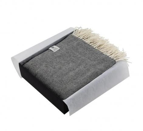 Плед шерстяной "БЕРИНГ" 170х200, серый 