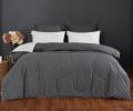 Постельное белье с одеялом "Kazanov.A." Прима (жемчуг графит) Сатин, Евро