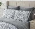 Постельное белье с одеялом "Sofi de Marko" Ренато №22 Велюр/Сатин, Евро