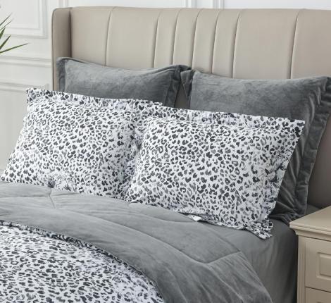 Постельное белье с одеялом "Sofi de Marko" Ренато №22 Велюр/Сатин, Евро