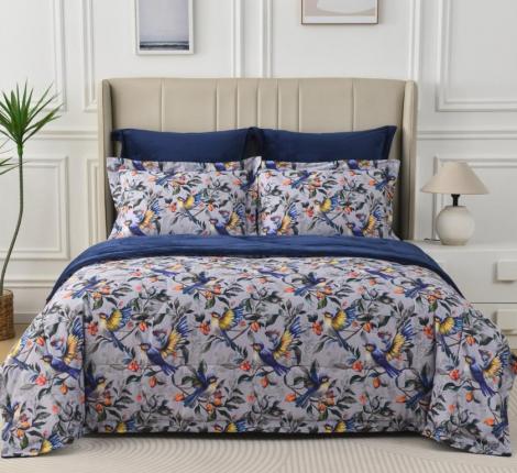 Постельное белье с одеялом "Sofi de Marko" Ренато №1 Велюр/Сатин, 1,5 спальный