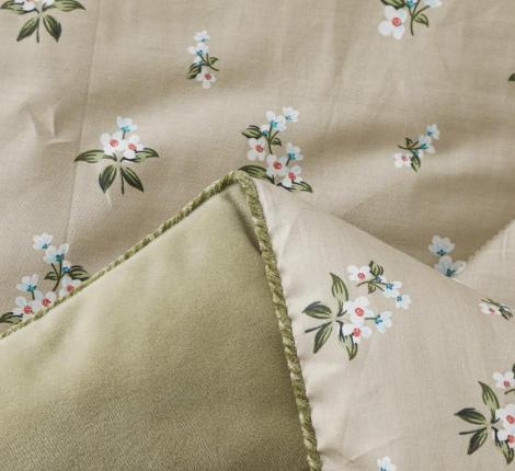 Постельное белье с одеялом "Sofi de Marko" Роберто №26 Велюр/Сатин, 1,5 спальный