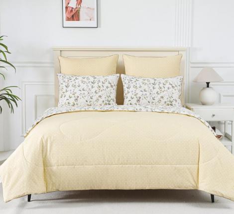 Постельное белье с одеялом "Sofi de Marko" Ришелье №30 Сатин, 1,5 спальный