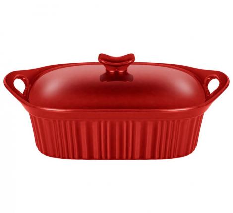 Форма для запекания с крышкой "AGNESS" REACTIVE RED, 2000 мл