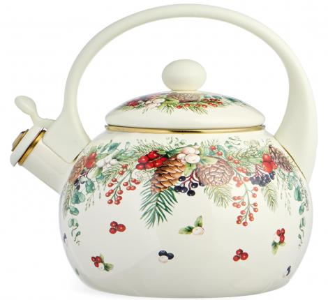Чайник эмалированный со свистком "CELEBRATION", 2,2 л
