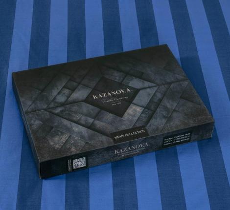 Постельное бельё "Kazanov.A." Чарли (индиго деним) Сатин, Евро