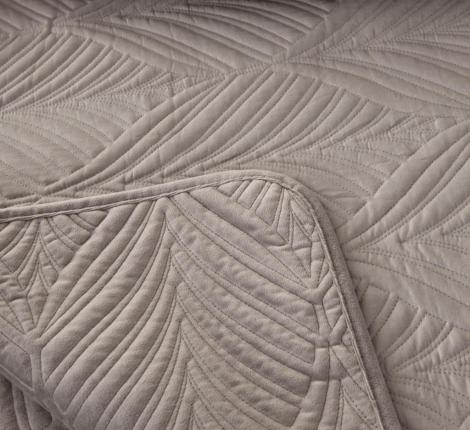 Покрывало "Sofi de Marko" Таира (серый) Велюр, 240х260