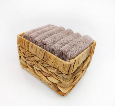 Набор махровых салфеток "Sofi de Marko" Бруна 30х30(6шт), светло-бежевый