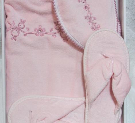 Набор для сауны женский Maison Dor "BELLE" (пыльная роза)