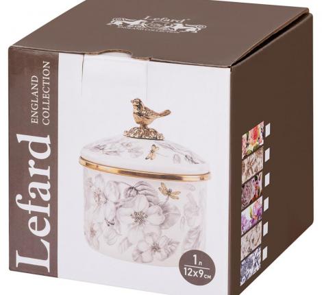Банка для сыпучих продуктов LEFARD "ФЛАНДРИЯ", 1,0 л