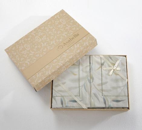 Постельное белье "Asabella" 2289-6 Фланель, Евро