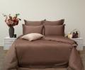 Постельное белье "Sofi de Marko" Моно (шоколад) Сатин ДеЛюкс, Евро