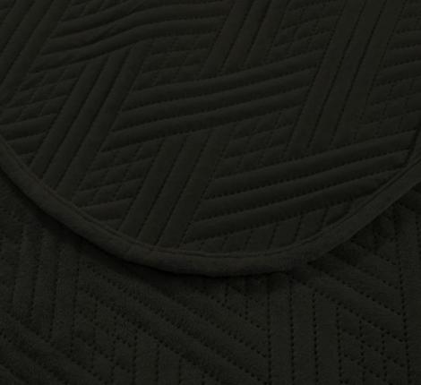 Покрывало из вареного бархата "KARTEKS" 03, 230х250 (антрацит)