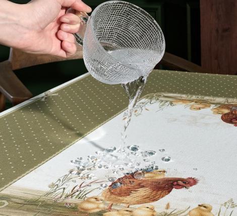 Дорожка с пропиткой "ЗОЛОТАЯ КУРОЧКА", 45х300 см