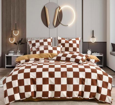 Постельное белье "Sofi de Marko" Джерри (шоколад) Сатин, Евро