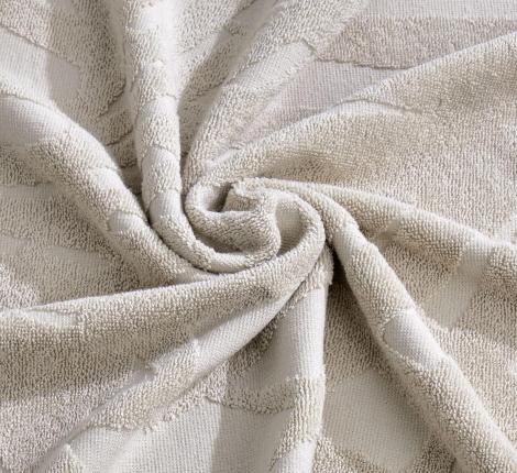 Комплект махровых полотенец "METEOR" (50x90/70х140) 2 шт. PATAYA, бежевый