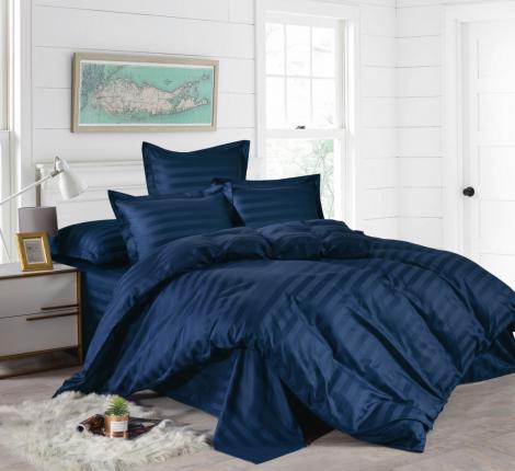 Постельное белье Valtery OD-55 Страйп Сатин, Семейный