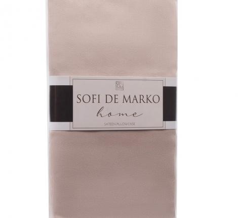 Наволочка "Sofi de Marko" Мармис (бежевая роза) Сатин, 70х70