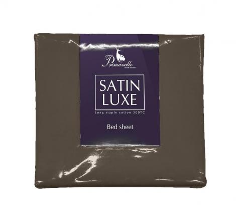 Простыня "Primavelle" Сатин ДеЛюкс 180х215, Какао