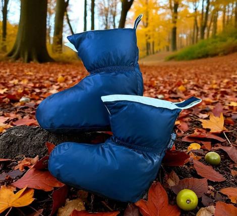 Сапожки-носочки пуховые "Comfort Socks Travel Grass" Indigo, 36-39 р.
