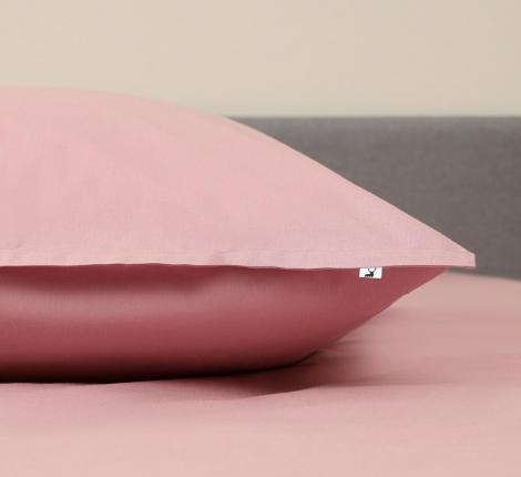 Постельное белье "Siberia" Сэнди (пепел роза) Ранфорс, 2 спальный (70х70)