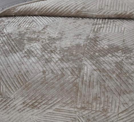 Покрывало "Sofi de Marko" Патрисия (бежевая 1) Велюр, 240х260