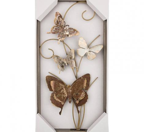 Панно настенное "БАБОЧКИ" 680-126, 29,8*59,7*5,1 см