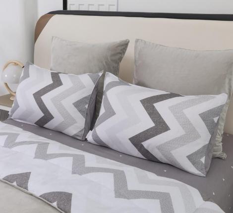 Постельное белье с одеялом "Sofi de Marko" Роберто №12 Велюр/Сатин, Семейный