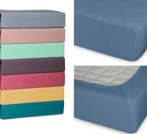 Простыня трикотажная на резинке "Cleo" 14/008-TP, 140х200х25