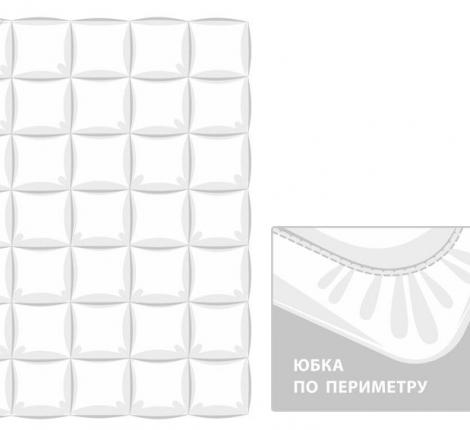 Наматрасник кассетный "MATTRESS DOWN GRASS", 140х200х40