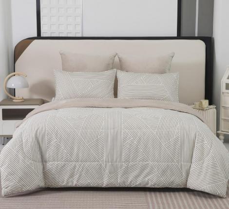 Постельное белье с одеялом "Sofi de Marko" Роберто №10 Велюр/Сатин, 1,5 спальный