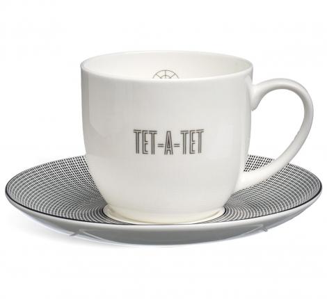 Чайный набор "TET-A-TET" 416-103 на 2 персоны, 4 предмета (300 мл)