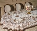 Скатерть овальная с пропиткой "RICH GARDEN", 180х300 см