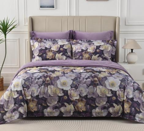 Постельное белье с одеялом "Sofi de Marko" Ренато №7 Велюр/Сатин, Евро