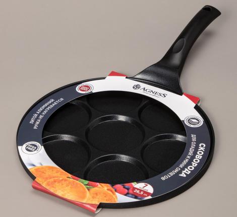 Сковорода для оладий "AGNESS" 932-030, диаметр 26.5 см