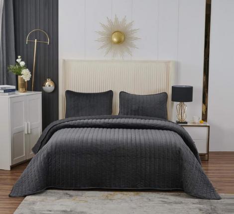 Покрывало "Sofi de Marko" Фердинанд (стоун) Велюр, 240х260