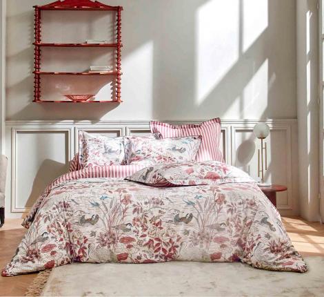 Постельное бельё "Blanc des Vosges" WATER GARDEN ROSE Сатин ДеЛюкс, Евро