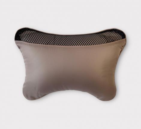 Дорожный плед-пончо пуховый "Travel Cape Plaid Grass" LATTE, 130х170