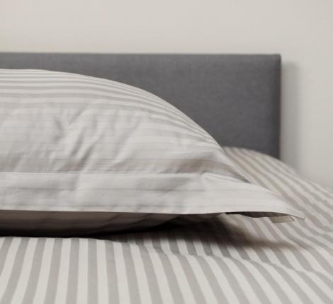 Постельное белье "Sofi de Marko" Моне (бежевый) Страйп Сатин, Евро